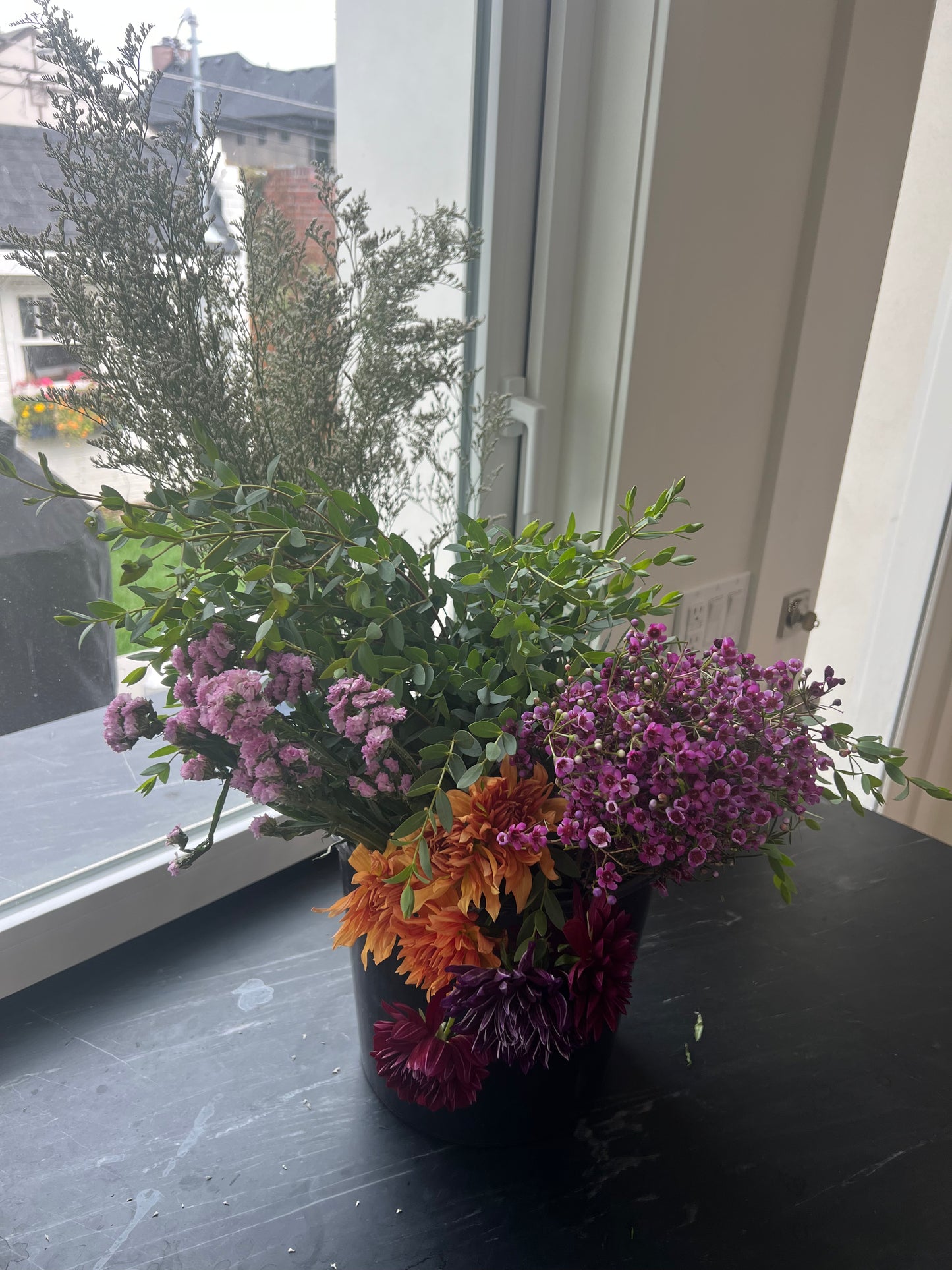 Small Bucket of Blooms