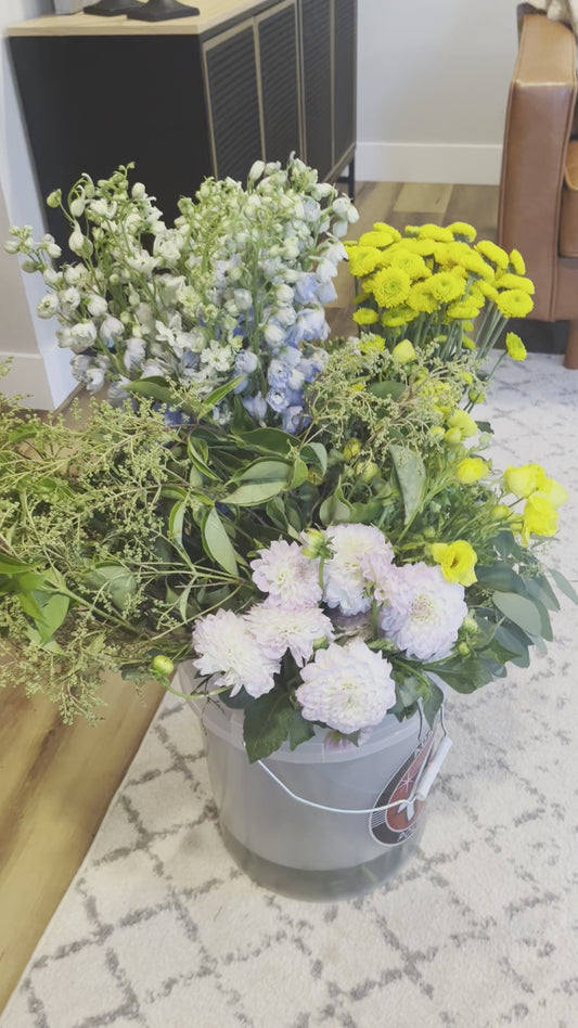 Large Bucket of Blooms